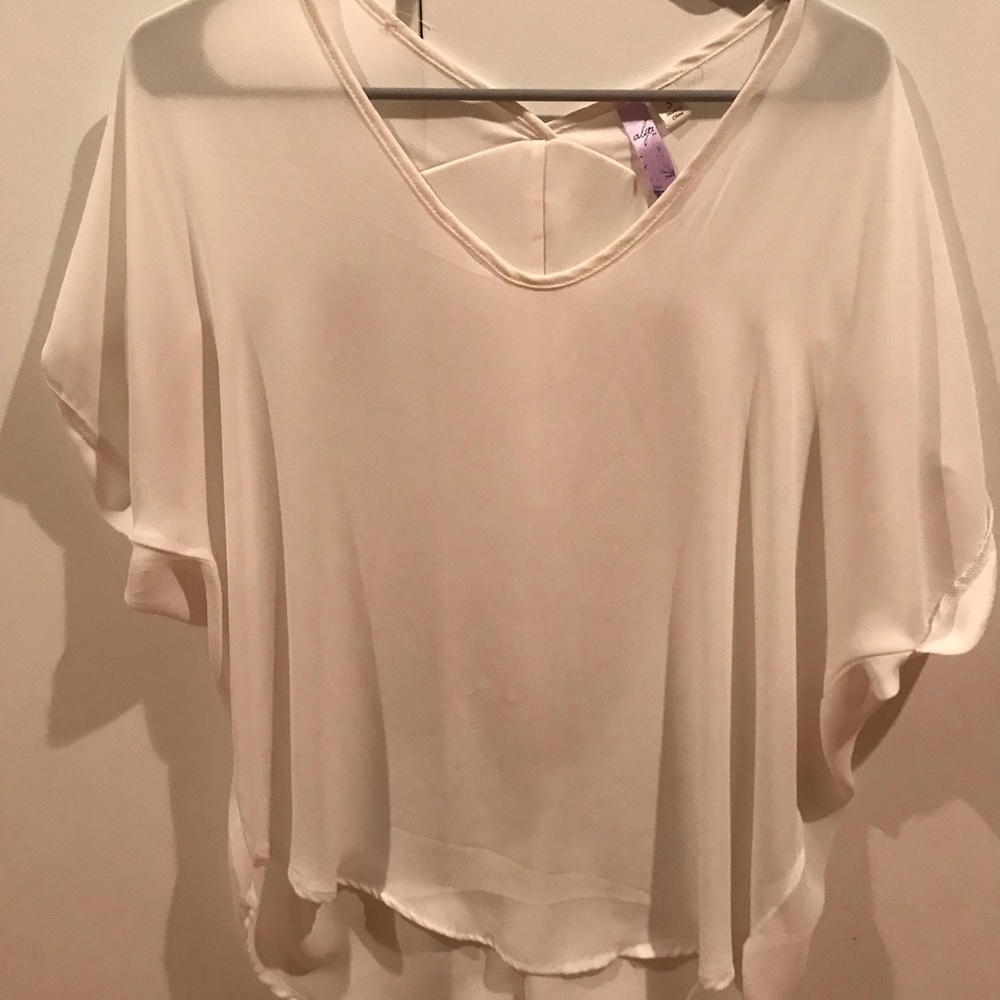 Francesca’s White Blouse